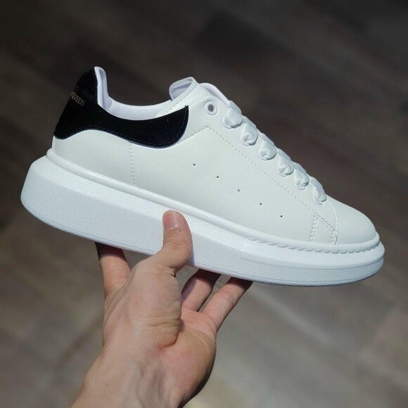 ALEXANDER/MCQUEEN Sneaker Athletic White And Black Unisex - Picture 4 of 6